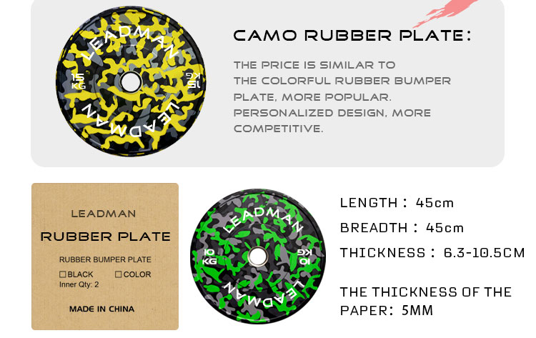 Camo Rubber Bumper Plate(图5)