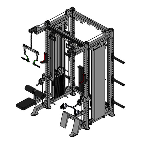 Multifunctional Station Power Rack-img3