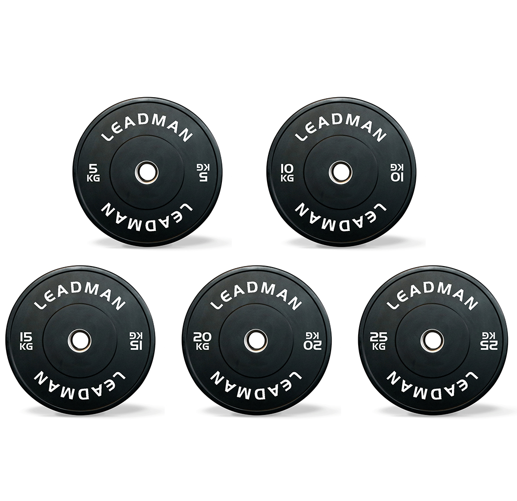 20kg Black Narrow Rubber Bumper Plate-img7