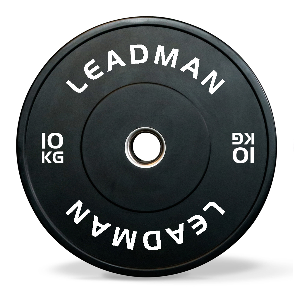 20kg Black Narrow Rubber Bumper Plate-img4