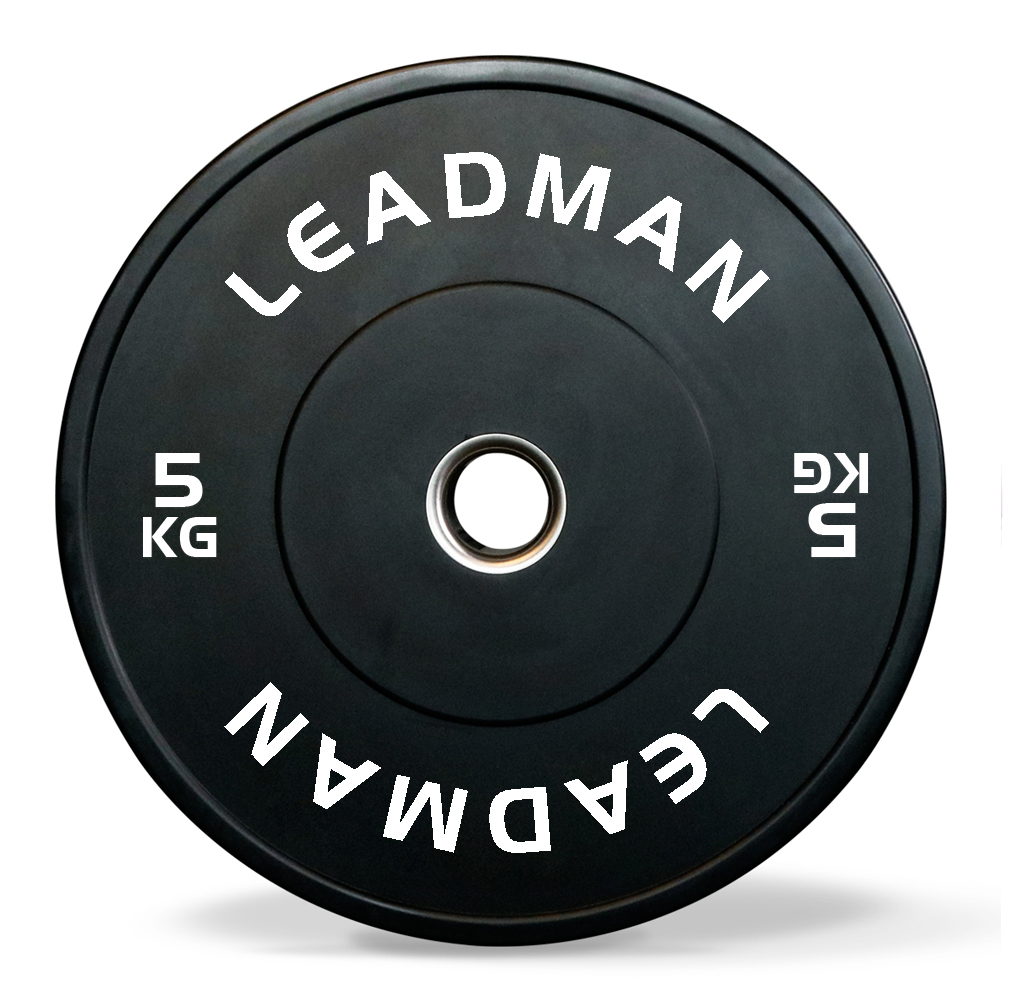 20kg Black Narrow Rubber Bumper Plate-img5