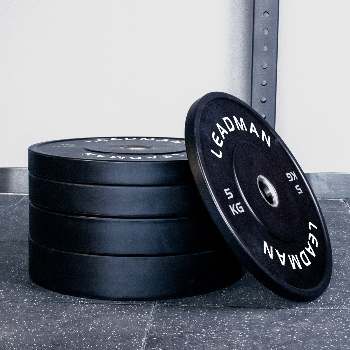 25kg Black Narrow Rubber Bumper Plate-img6