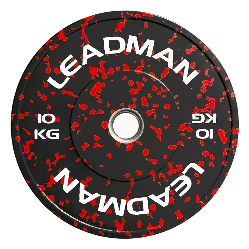 Red Fleck Rubber Bumper Plate