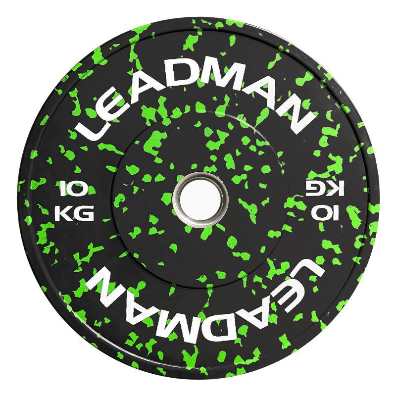 Green Fleck Rubber Bumper Plate