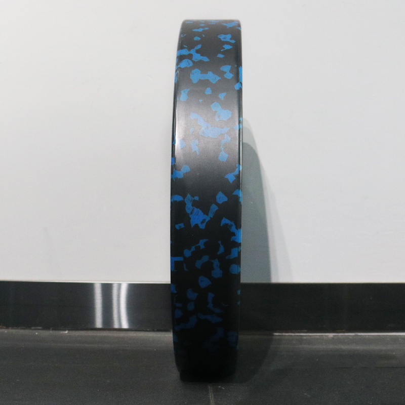 Blue Fleck Rubber Bumper Plate-img4