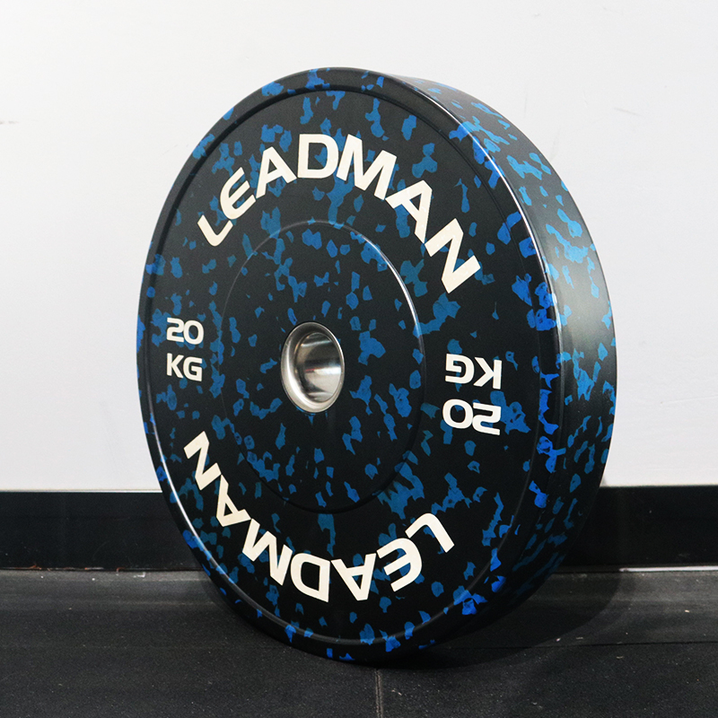 Blue Fleck Rubber Bumper Plate-img3