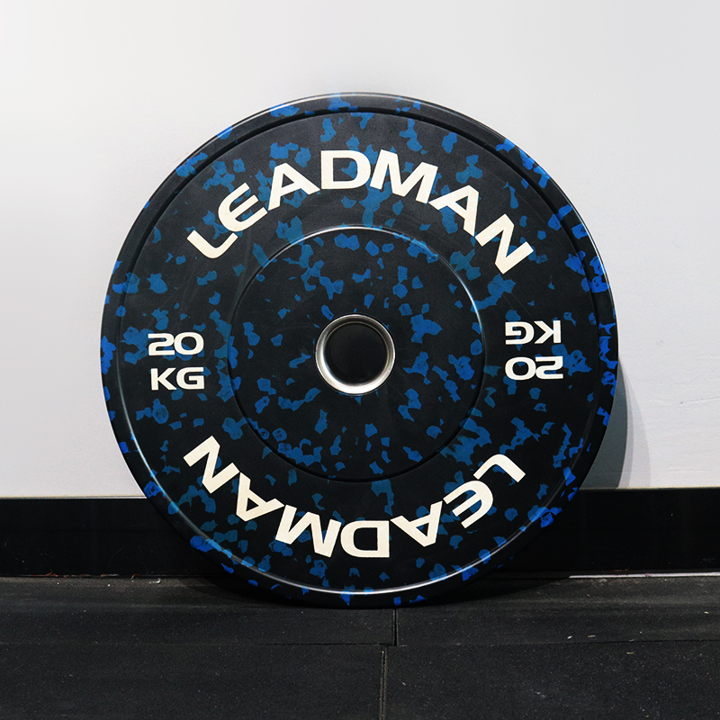 Blue Fleck Rubber Bumper Plate-img2