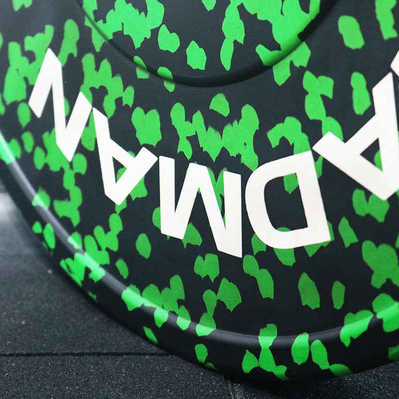 Green Fleck Rubber Bumper Plate-img6
