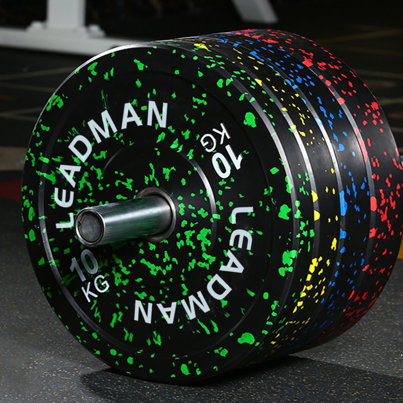 Green Fleck Rubber Bumper Plate-img7