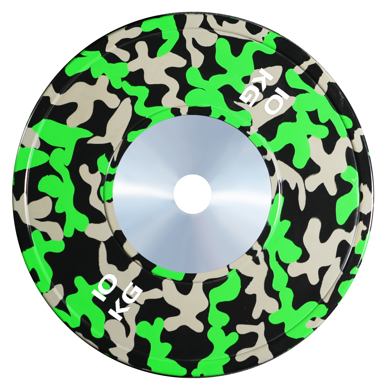 Green Jungle Camo Competition Plates - 10kg-img2