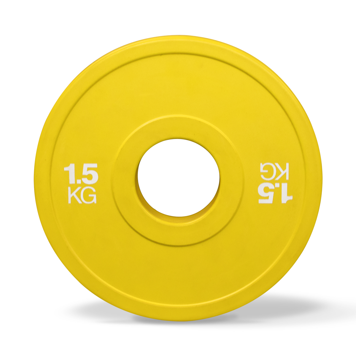 1.5kg Yellow Rubber Weight Plates