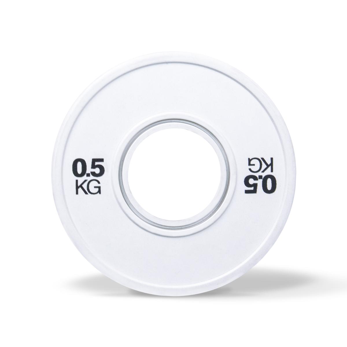 0.5kg White Rubber Weight Plate-img1