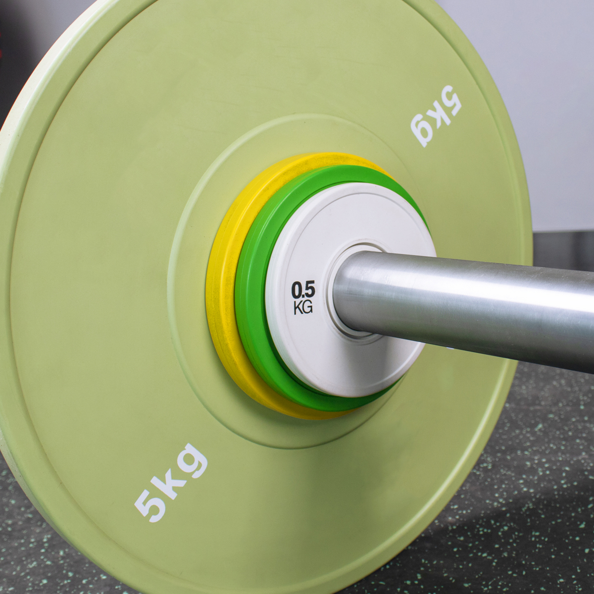 0.5kg White Rubber Weight Plate-img5