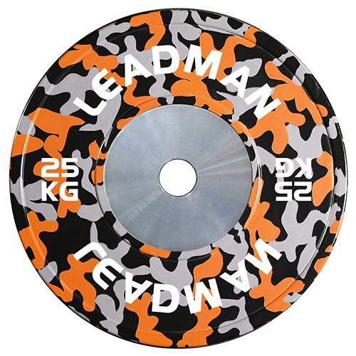 Wild Orange Flame Camo Competition Plates - 25kg
