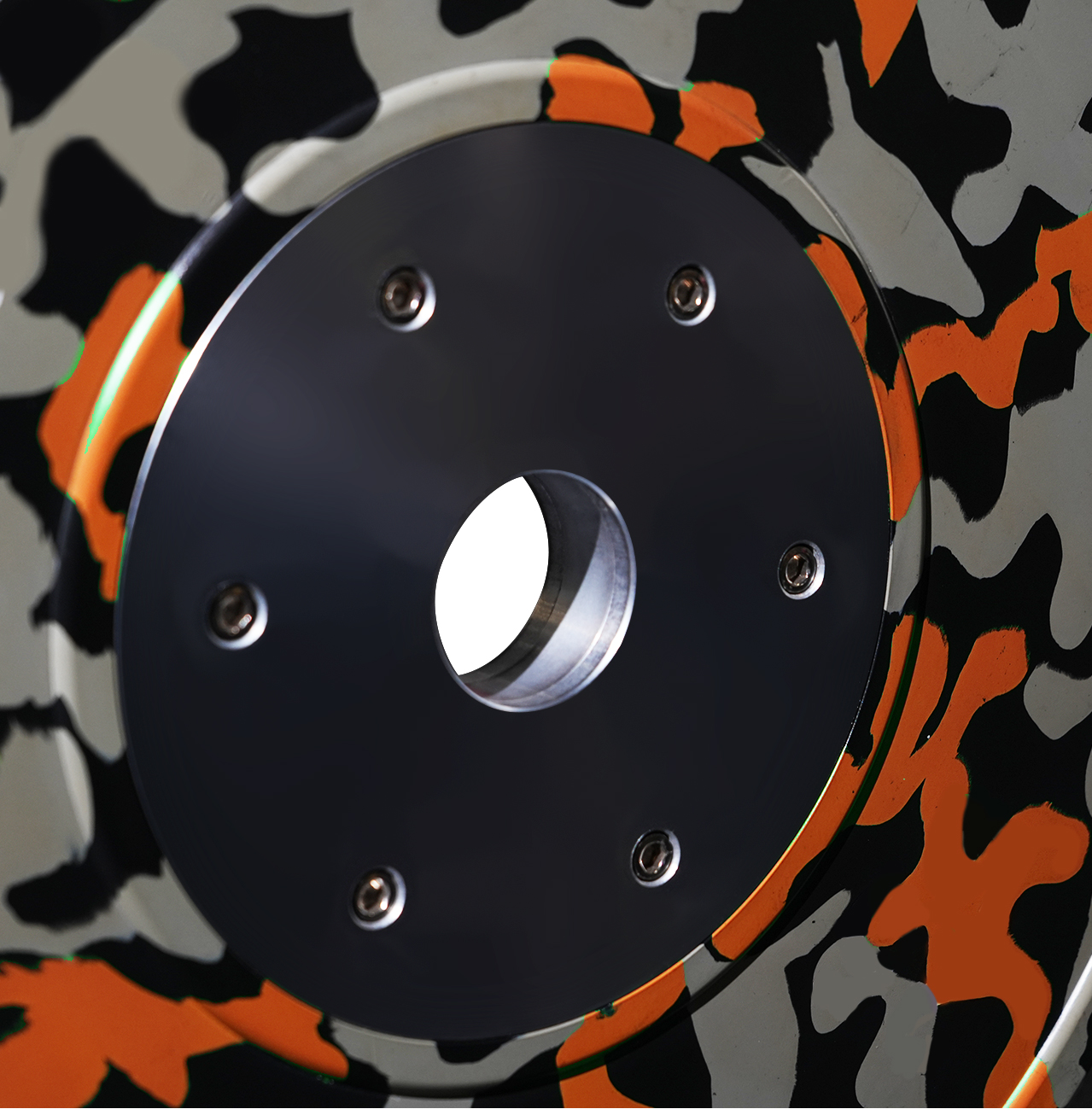 Wild Orange Flame Camo Competition Plates - 25kg-img5