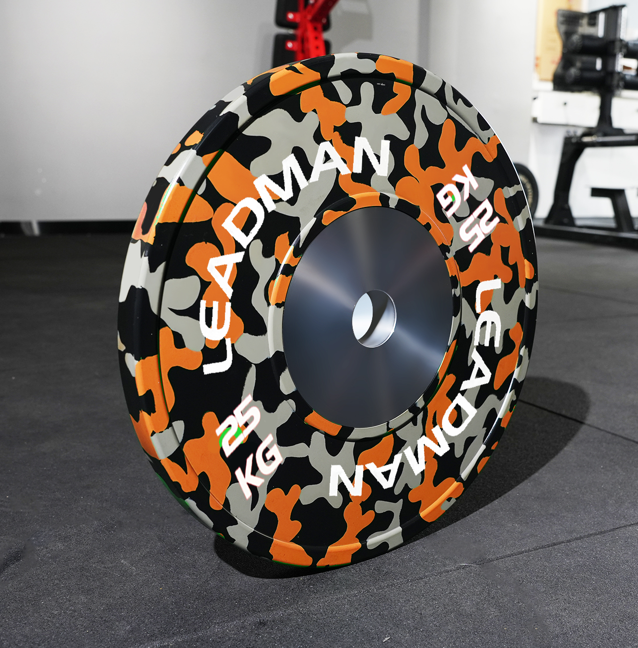 Wild Orange Flame Camo Competition Plates - 25kg-img2