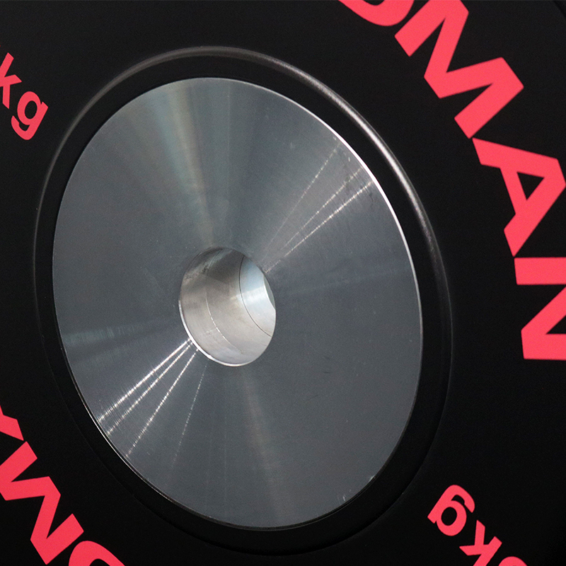 Competition Bumper Plates With Red Edge Strip - 25kg-img4