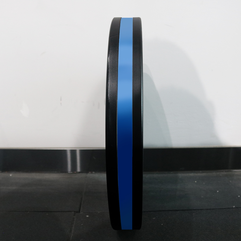 35LB Blue Edge Strip Competition Bumper Plate-img5