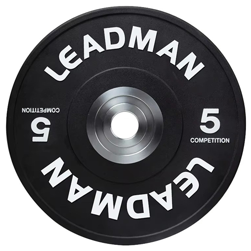 Leadman 5kg Black PU Competition Bumper Plate