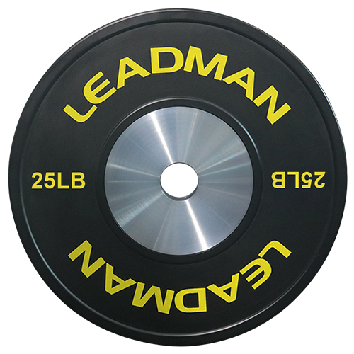 25LB Yellow Edge Strip Competition Bumper Plate