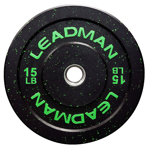 15lb Vibrant Green Crumb Bumper Plate