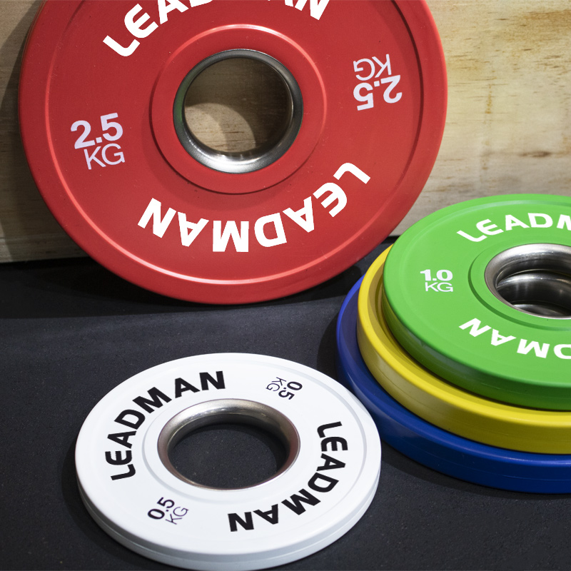 Rubber-Coated Weight Plate with Metal Hub-img5