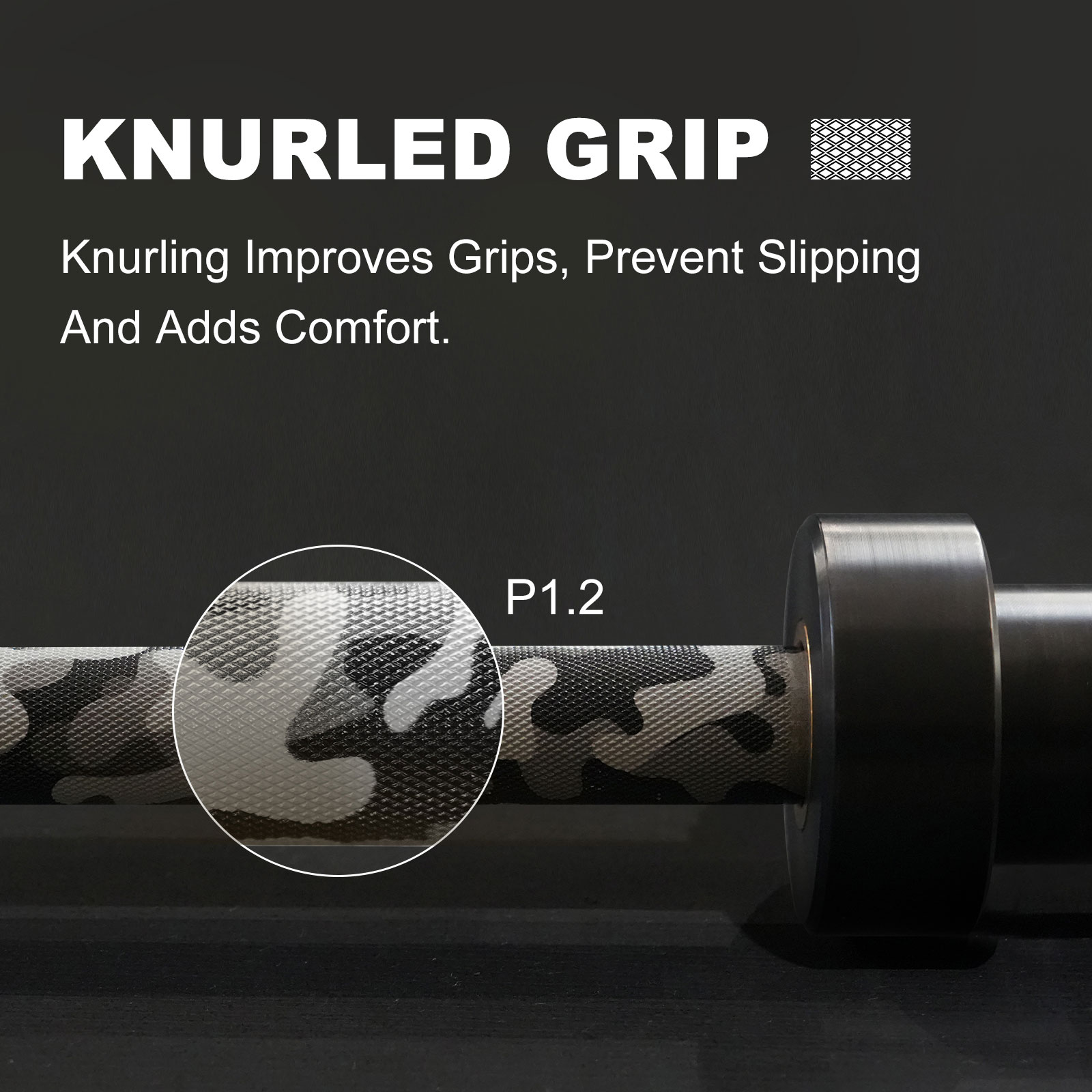 Black & Camouflage Gray Training Bar-img5