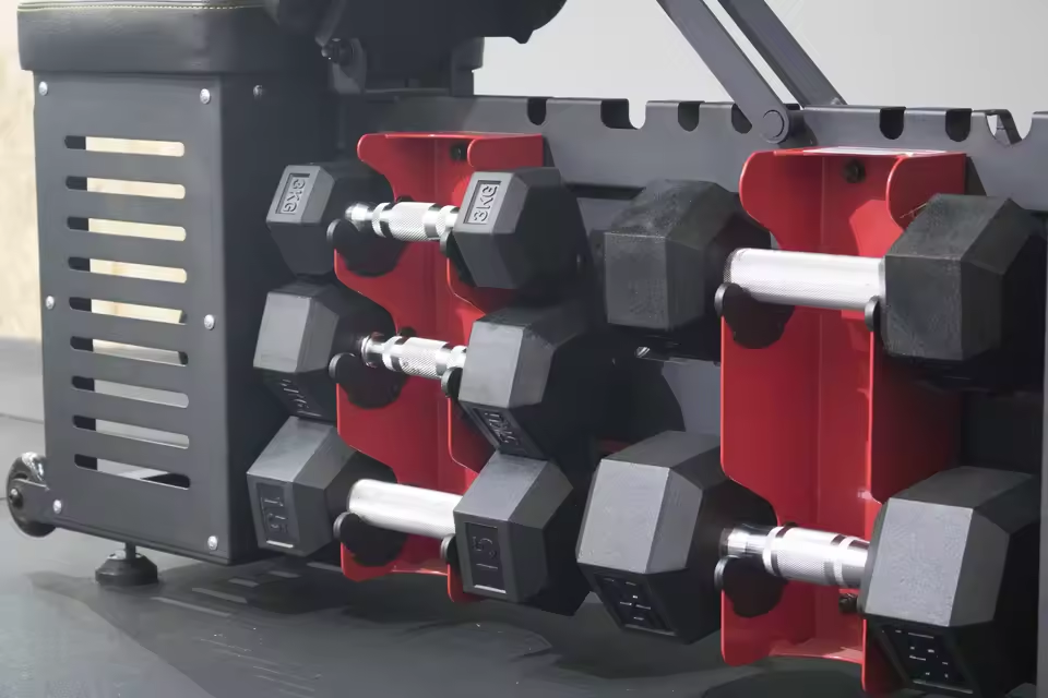 Adjustable Multifunctional Dumbbell Storage Bench-img5