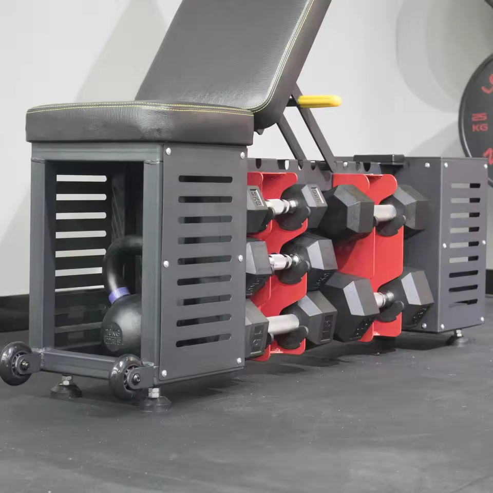 Adjustable Multifunctional Dumbbell Storage Bench-img4