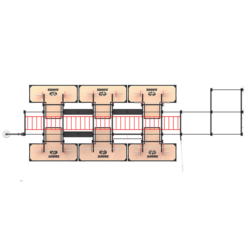 Modular Commercial Gym Rig System with Monkey Bars & Wall Ball Targets-img4