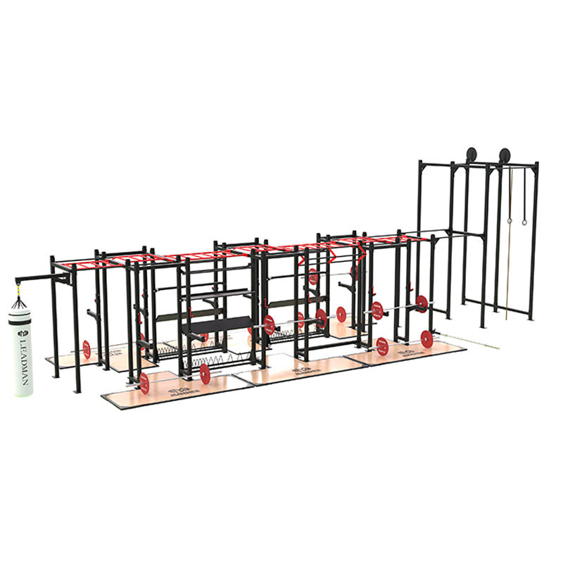Modular Commercial Gym Rig System with Monkey Bars & Wall Ball Targets-img2