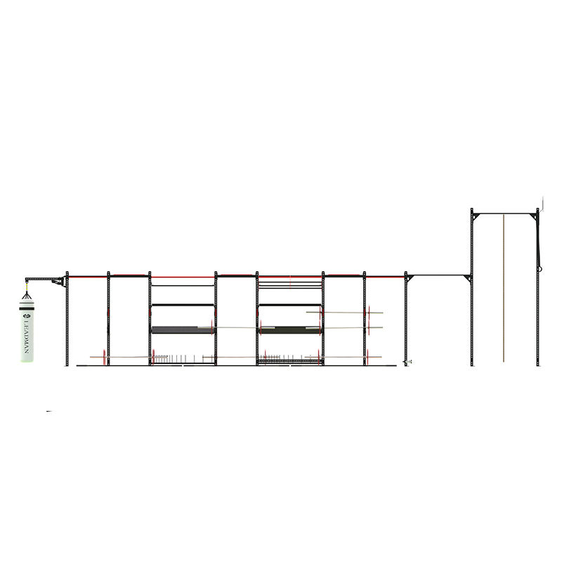 Modular Commercial Gym Rig System with Monkey Bars & Wall Ball Targets-img5