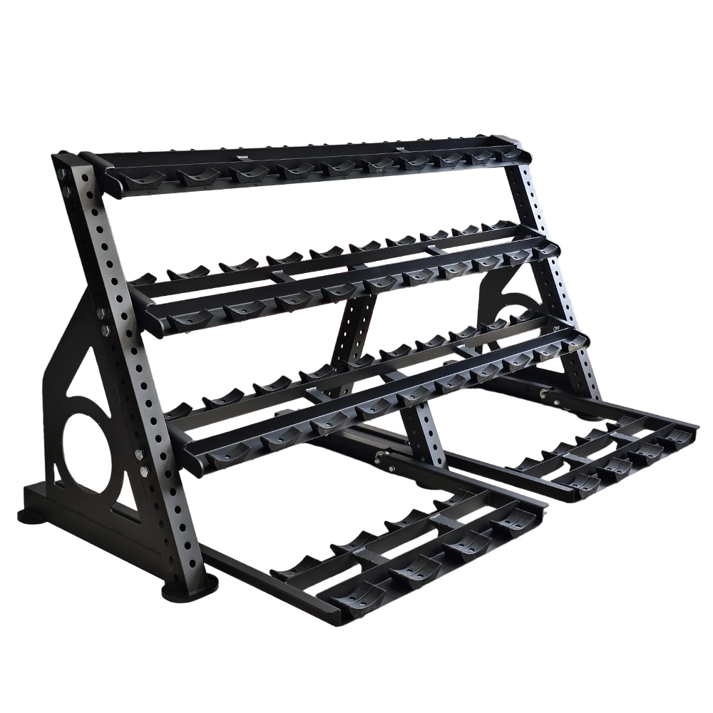 4-Layer Commercial Dumbbell Rack