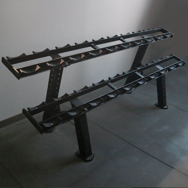 Double-Layer Commercial Dumbbell Rack-img2